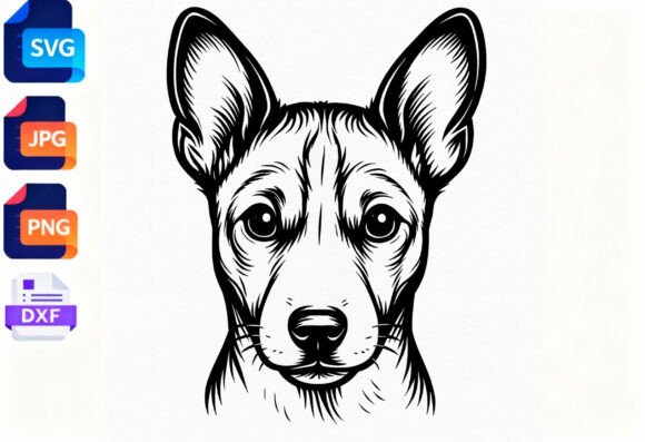 Basenji Dog Face Line Art: Hands-On Embroidery Review
