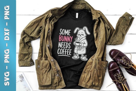 Crazy Dog Mens Some Bunny Needs SVG