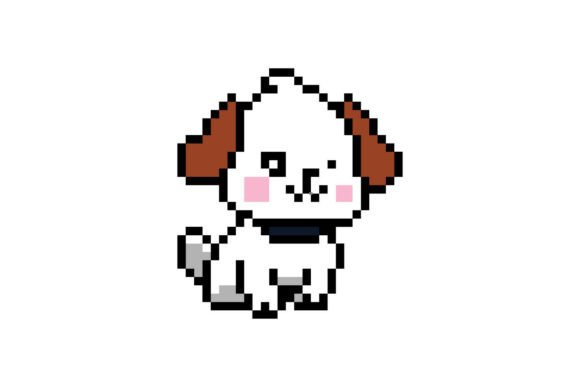 Cute Drawing Dog Pixel Art SVG: A Realistic Embroidery Review