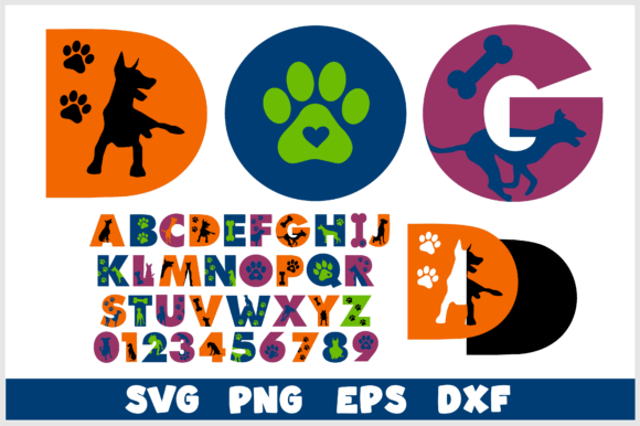 Dog Font Letters Layered SVG: Embroidery Review