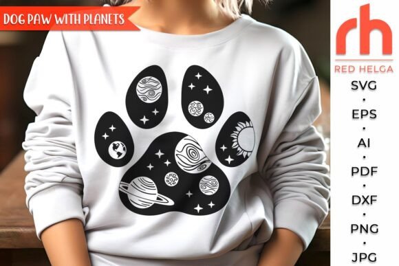 Dog Paw with Planets: Space Design Review
