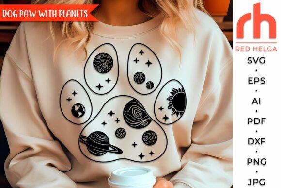Dog Paw with Planets SVG: A Real-World Embroidery Review
