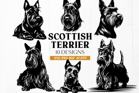 Scottish Terrier SVG Bundle: Testing the Scottie Dog