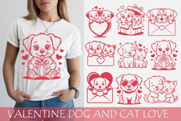 Valentine Dog and Cat Love SVG Bundle: Real Project Review